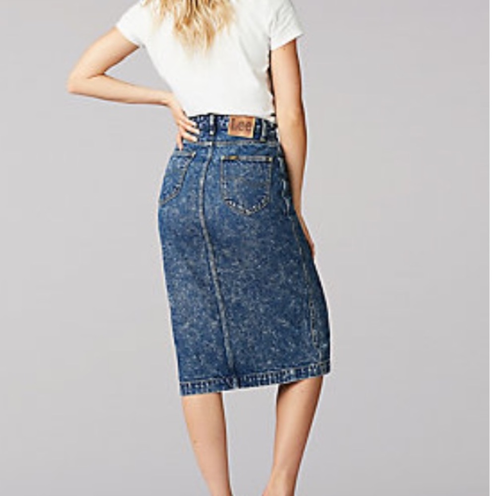 LEE HIGH RISE DEMIN SKIRT - Picture 10 of 11